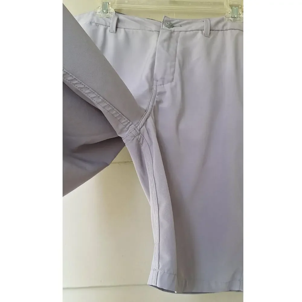 Quiksilver Men's Swim Amphibian Board Shorts Trunks 4 way Stretch Gray Size 34